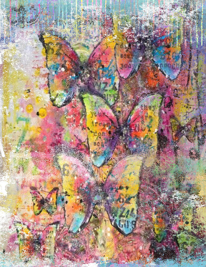 Butterfly Life Digital Art by Julie Sachse - Fine Art America