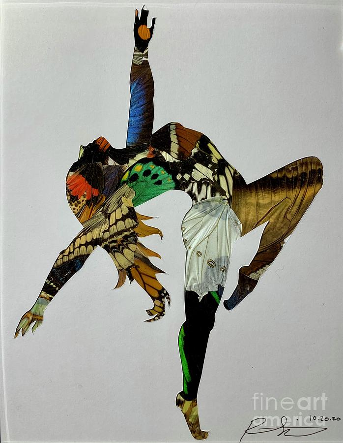 Butterfly Lyrical High Knee 2 White Thigh Mixed Media by Ryan Smithson Butterfly Lyrical High Knee 2 White Thigh Mixed Media by Ryan Smithson