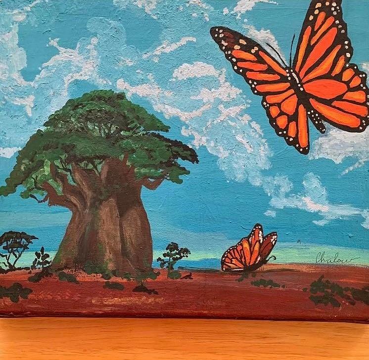 Butterfly Marmalade Painting by Charles Young