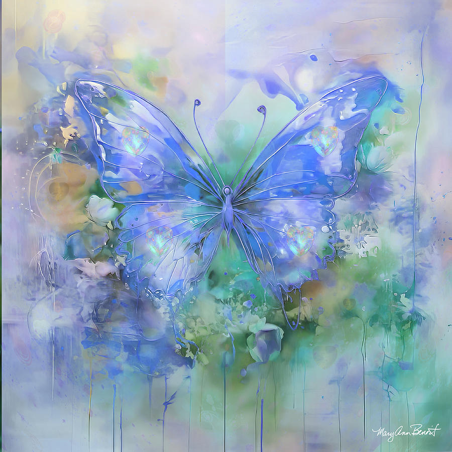 Butterfly Medicine #7 Digital Art by Mary Ann Benoit