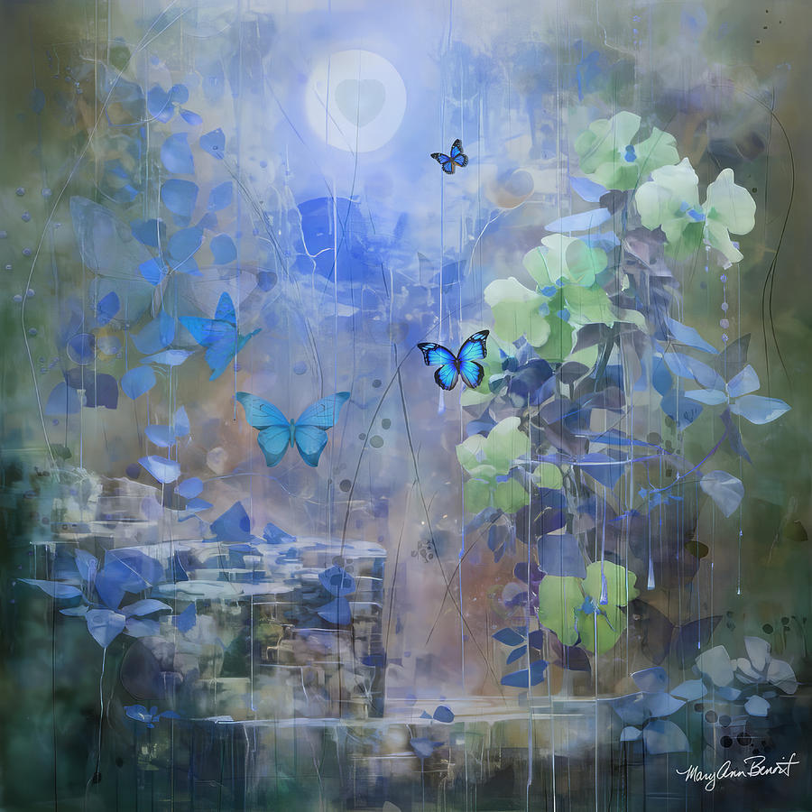 Butterfly Medicine #8 Digital Art by Mary Ann Benoit