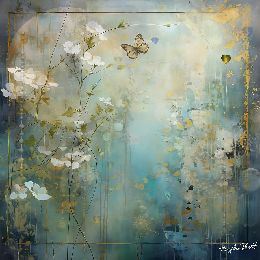 Butterfly Medicine #9b Digital Art by Mary Ann Benoit