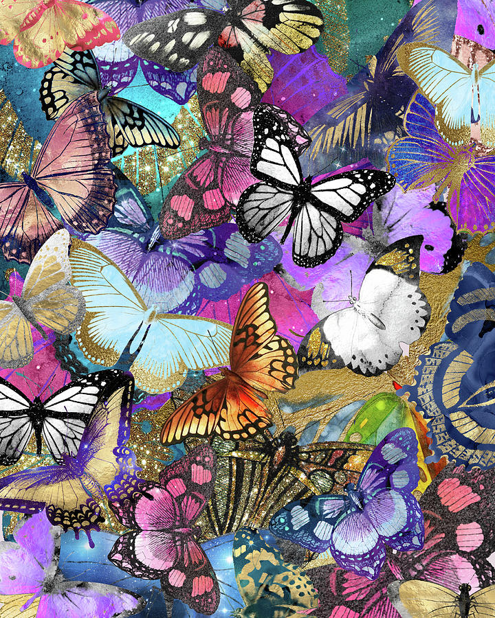 Butterfly Migration Digital Art by HH Photography of Florida