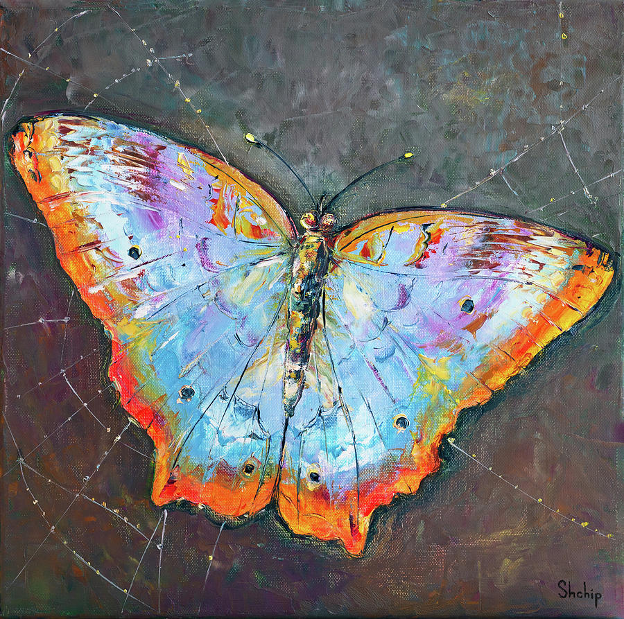 Butterfly. Morning Forest Painting By Natalia Shchipakina - Fine Art 