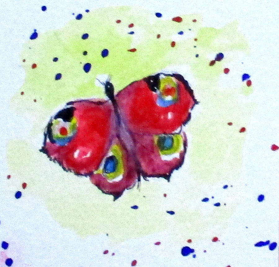 Butterfly No1 Painting by Clyde J Kell