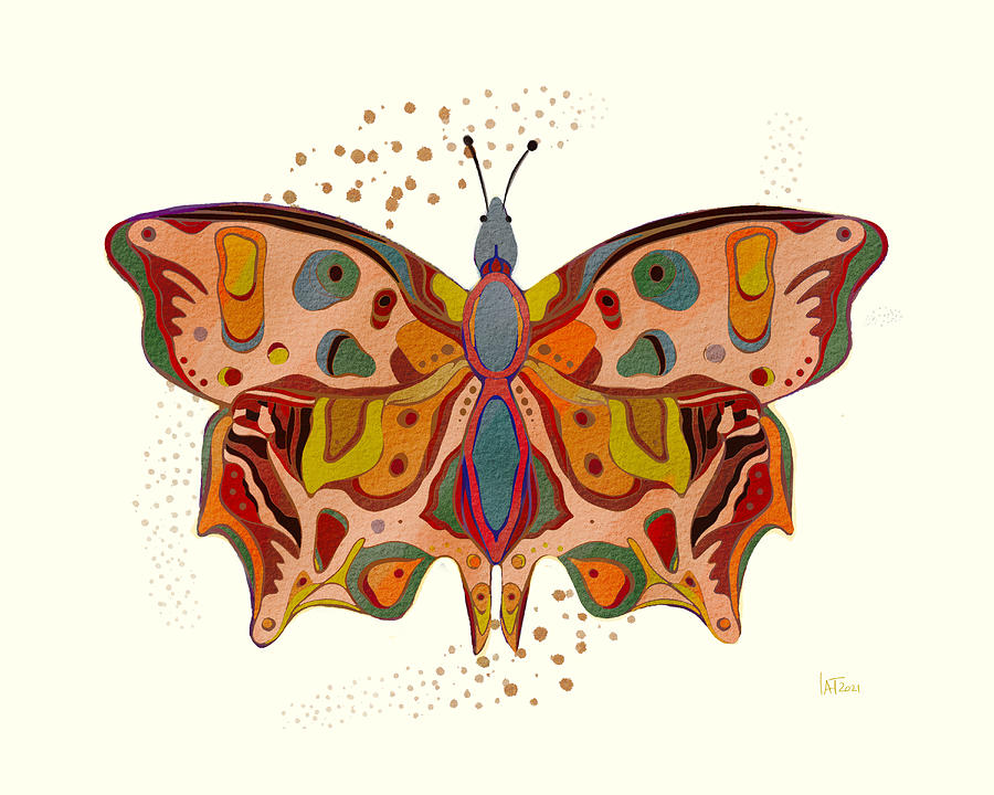 Butterfly Digital Art by Ingrid Tracy - Fine Art America