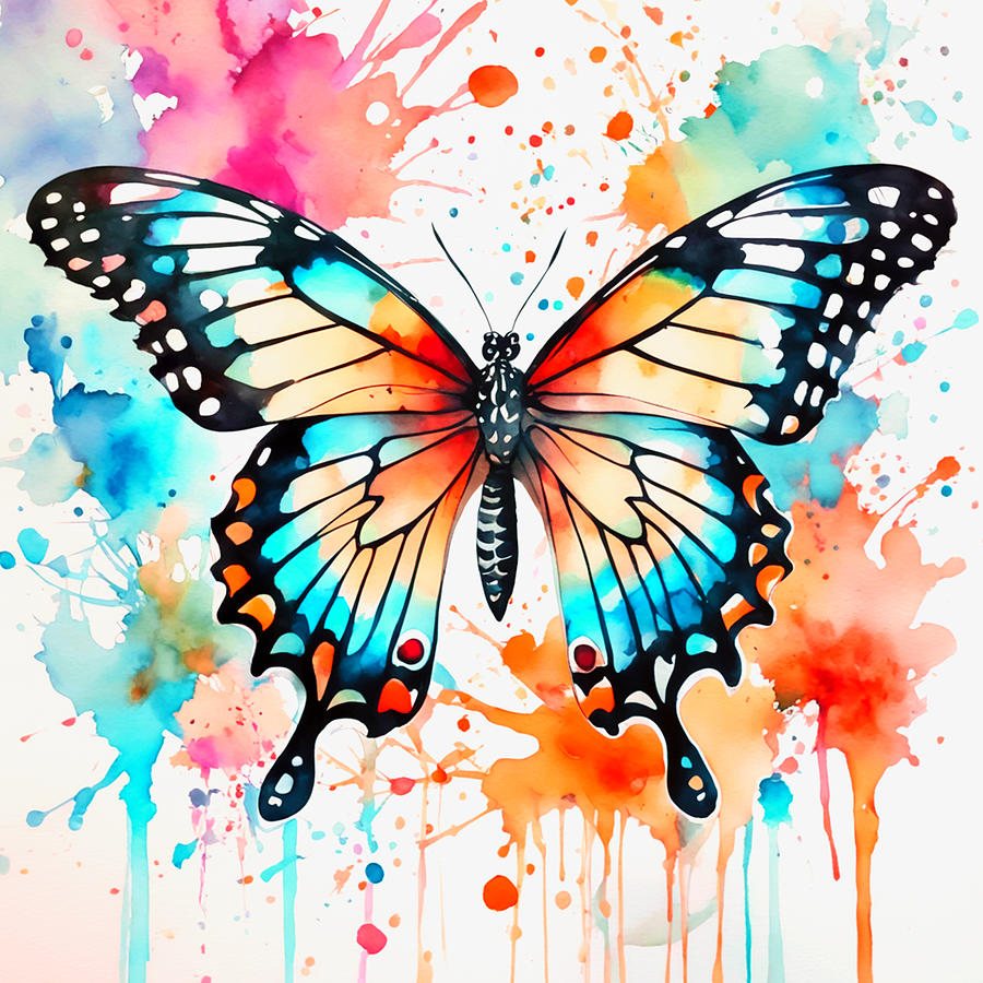 Butterfly Painting Digital Art