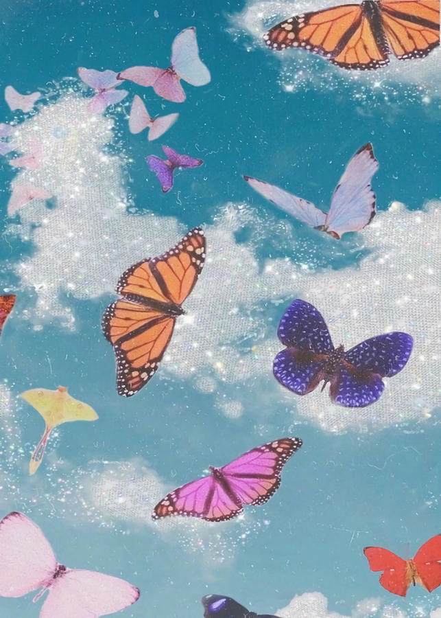 Butterfly poster Poster Painting by Francesca Clarke | Pixels