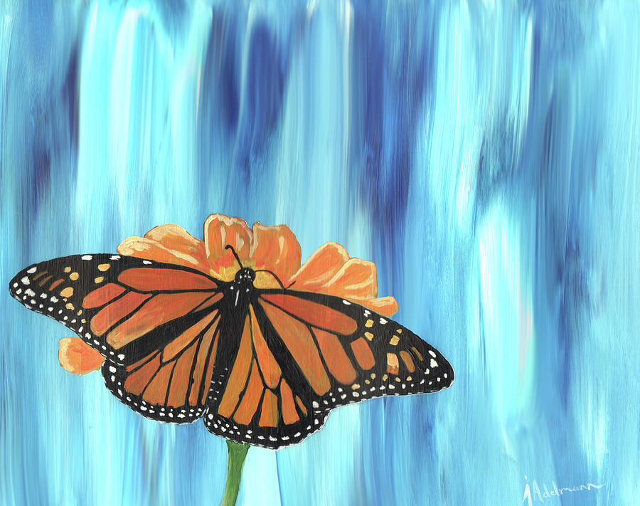 Butterfly Secrets Painting by Jessie Adelmann