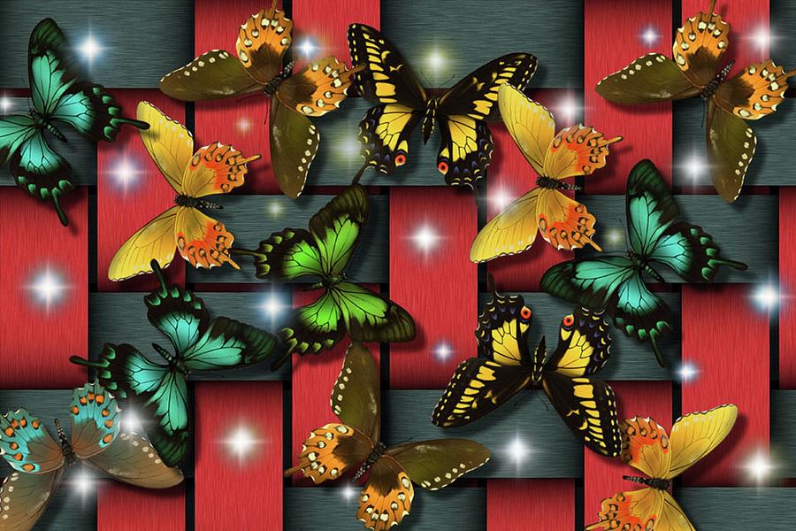 Butterfly Sparkle Digital Art by Teresa Trotter