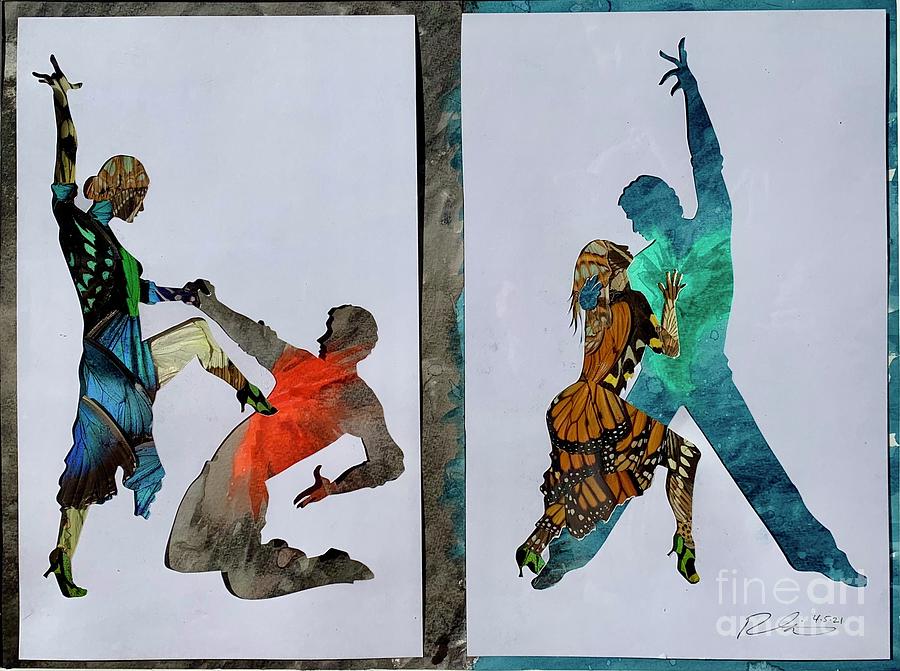 Butterfly Tango Pair Mixed Media by Ryan Smithson Butterfly Tango Pair Mixed Media by Ryan Smithson