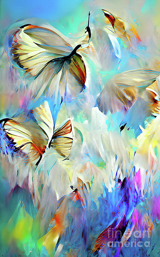 Butterfly Wings Digital Art by Elaine Manley