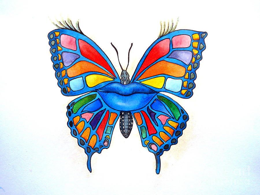 ButterflyMask Painting by Amy Stielstra