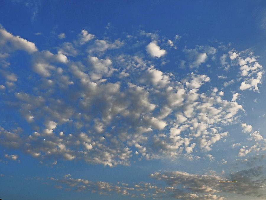 Buttermilk Cloudy Blue Sky Photograph by Richard Thomas