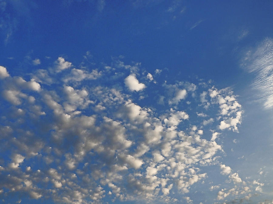 Buttermilk Cumulus Clouds Photograph by Richard Thomas