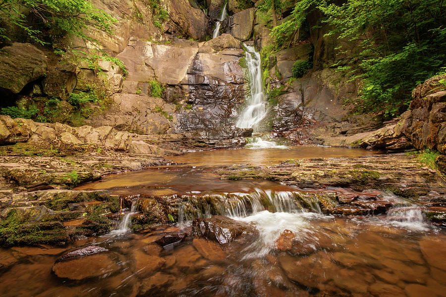 Buttermilk Falls and Stream Photograph by Kristia Adams