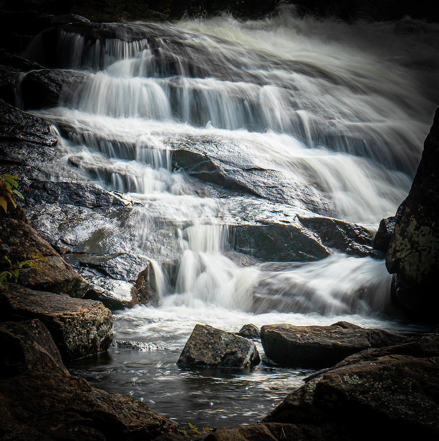 Buttermilk Falls Close Up Photograph by Ron Long Ltd Photography