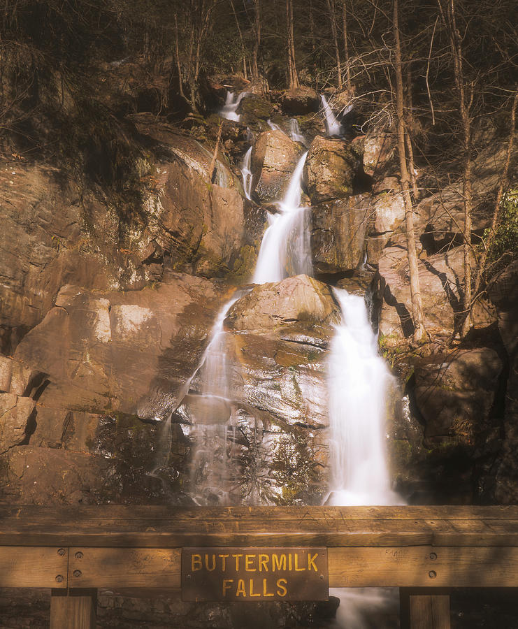 Buttermilk Falls from the Viewing Deck Photograph by Jason Fink
