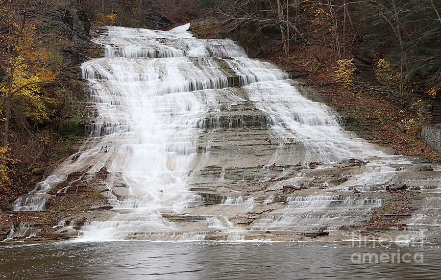 Buttermilk Falls - Ithaca, NY Photograph by Tom Doud