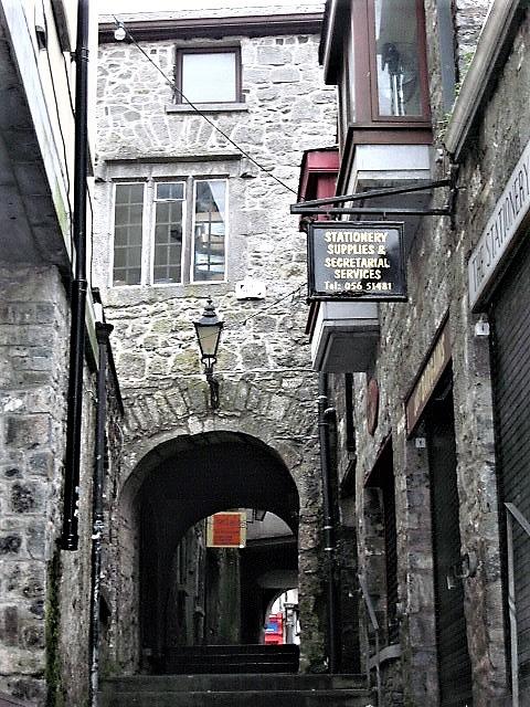 Butterslip Archway Kilkenny Painting by Val Byrne