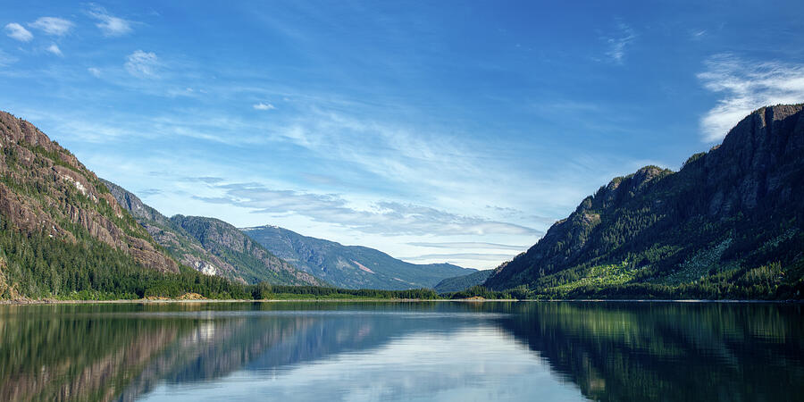 Buttle Lake Panorama, Vancouver Island Photograph by Lars Olsson - Fine ...