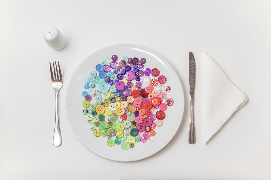 Buttons for Breakfast Photograph by Catherine MacBride