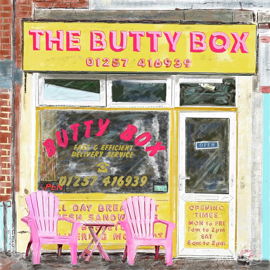 Butty Box Painting by Beth Saffer