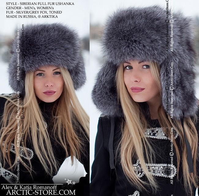 arctic fox fur hat