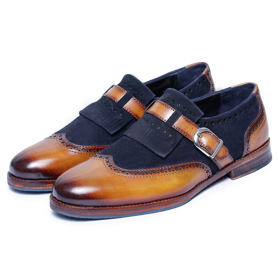 Buy Handcrafted kiltie Shoes for Men from Lethato Photograph by ...