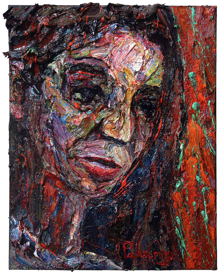 Buy original-abstract portrait oil painting-NYC Gallery- for sale large ...