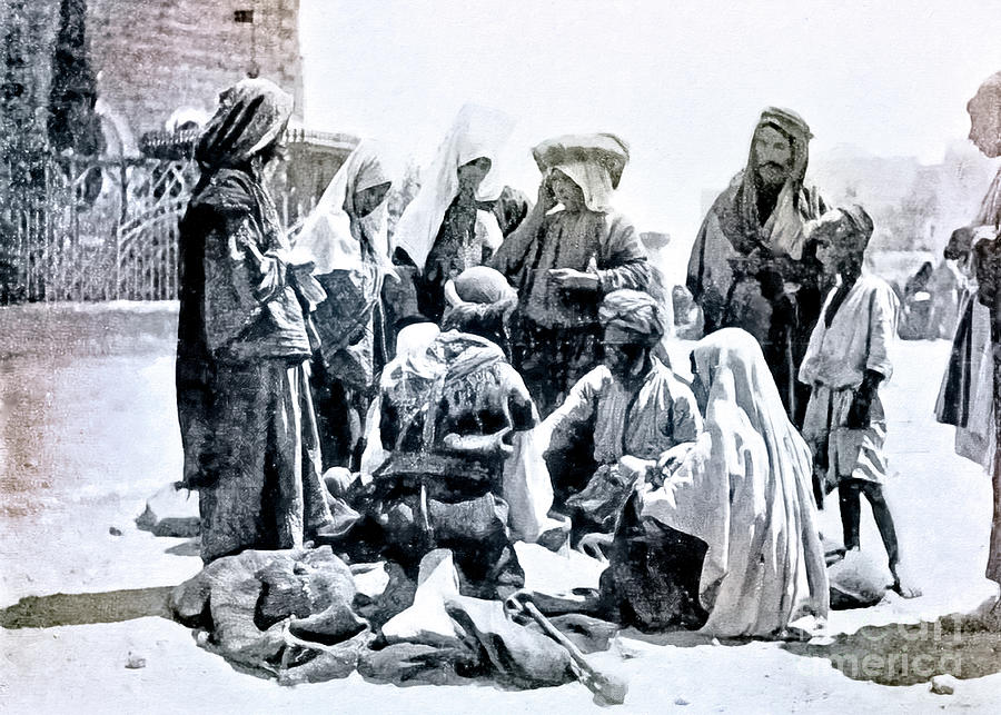 Buying Corn at Manger Square in 1913 Photograph by Munir Alawi