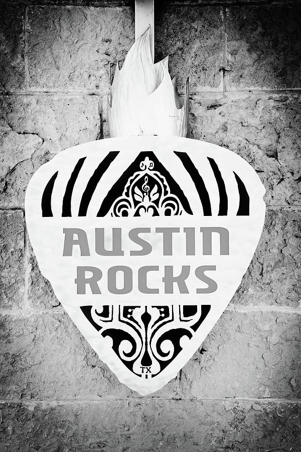 Bw Austin Rocks Photograph