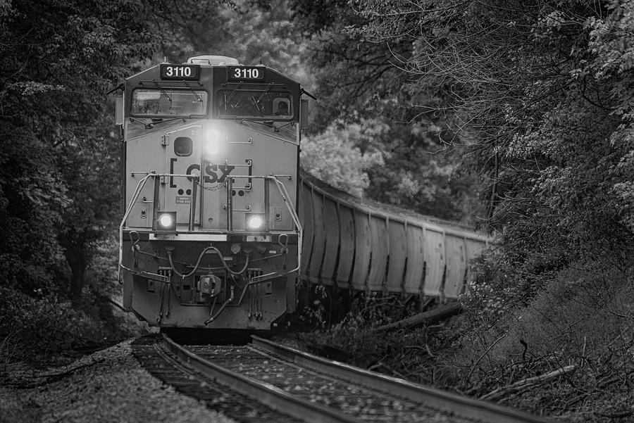 BW-CSX G695 heads south on the Memphis Subdivision Photograph by Jim Pearson