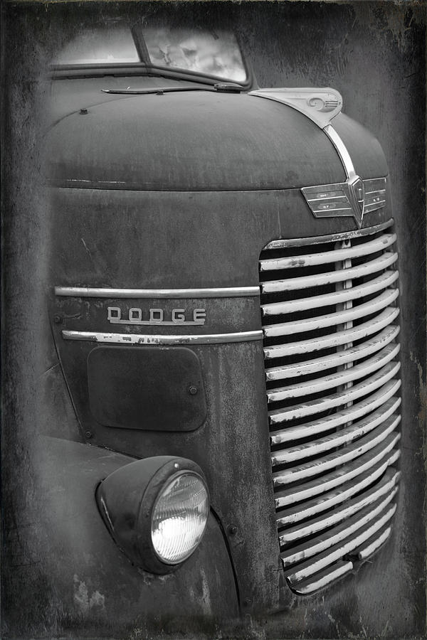 BW Dodge Photograph by Paul Freidlund