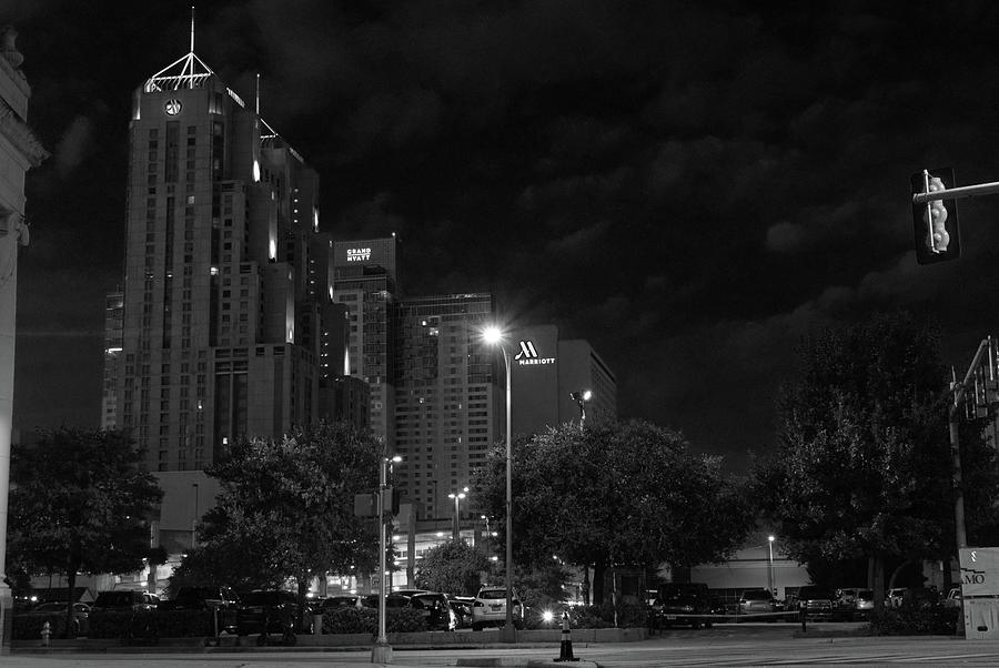 BW Downtown Marriott 2 Photograph by Eric Hafner