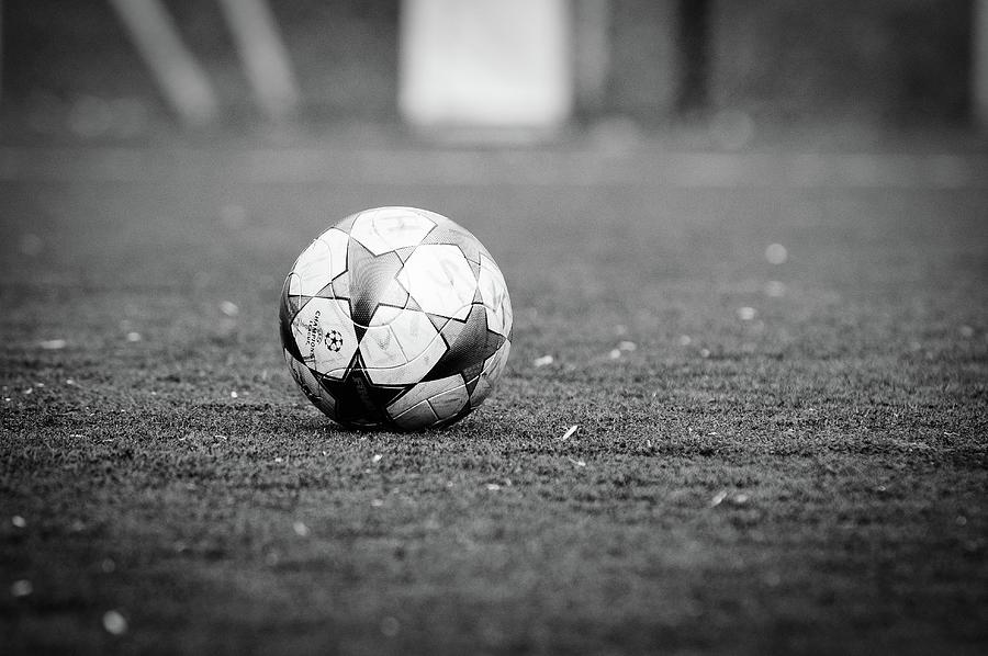 BW Soccer and Football 60 Photograph by FRANK Designs - Fine Art America