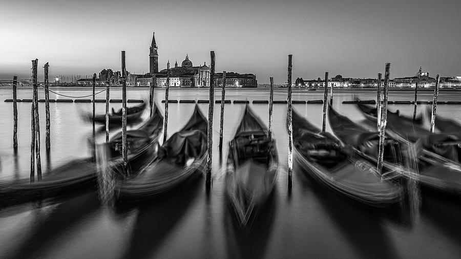 BW Study - Classic Venice Photograph by David Downs