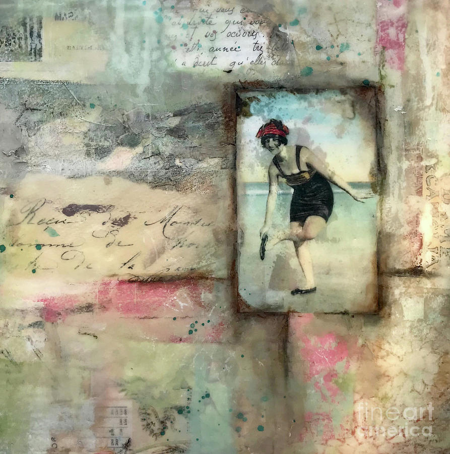 By The Sea Mixed Media by Diane Fujimoto