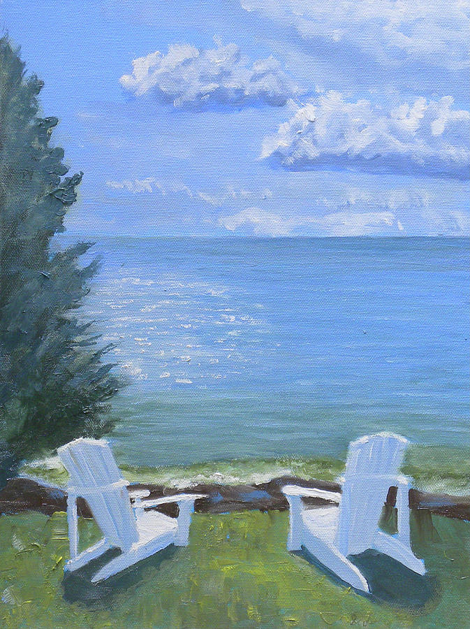 By the sea Painting by Scott W White