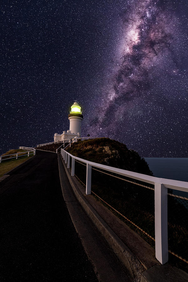 Byron Bay Light House Milky Way faaDSC_7496 Photograph by Stephen Reid ...