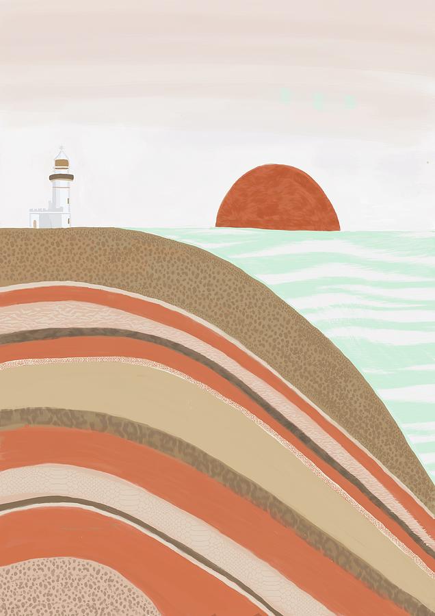 Byron bay lighthouse Digital Art by Amy Matson - Pixels