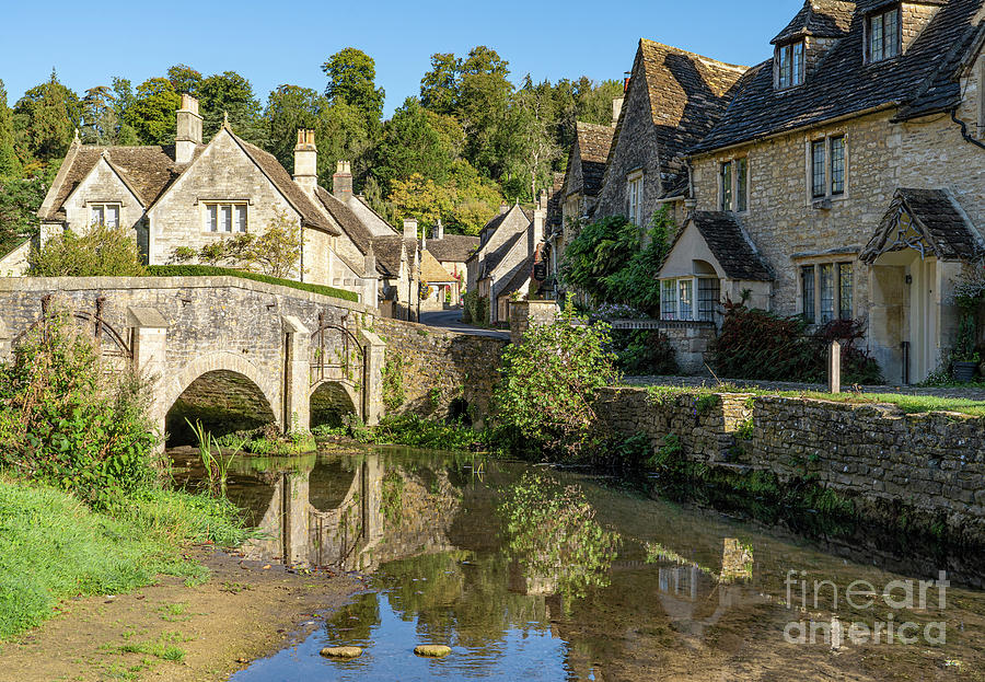 Bybrook River Castle Combe Cotswold District England Photograph by Wayne Moran