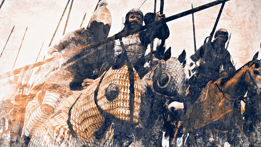 Byzantine Cataphract - 01 Painting by AM FineArtPrints