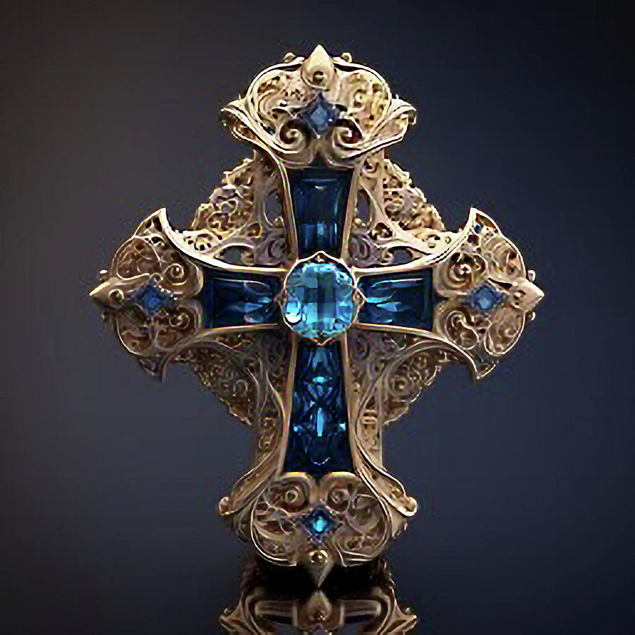 Byzantine Cross 1 Photograph by Gerard Harrison