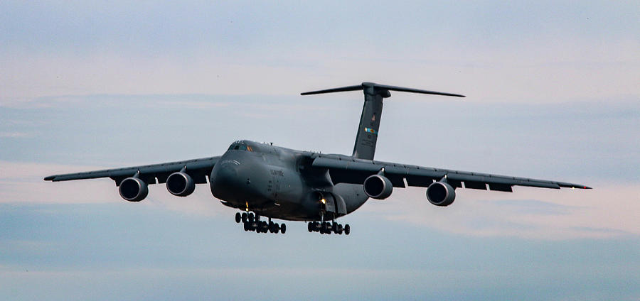 C 5 Galaxy at Dover AFB Photograph by Bill Rogers