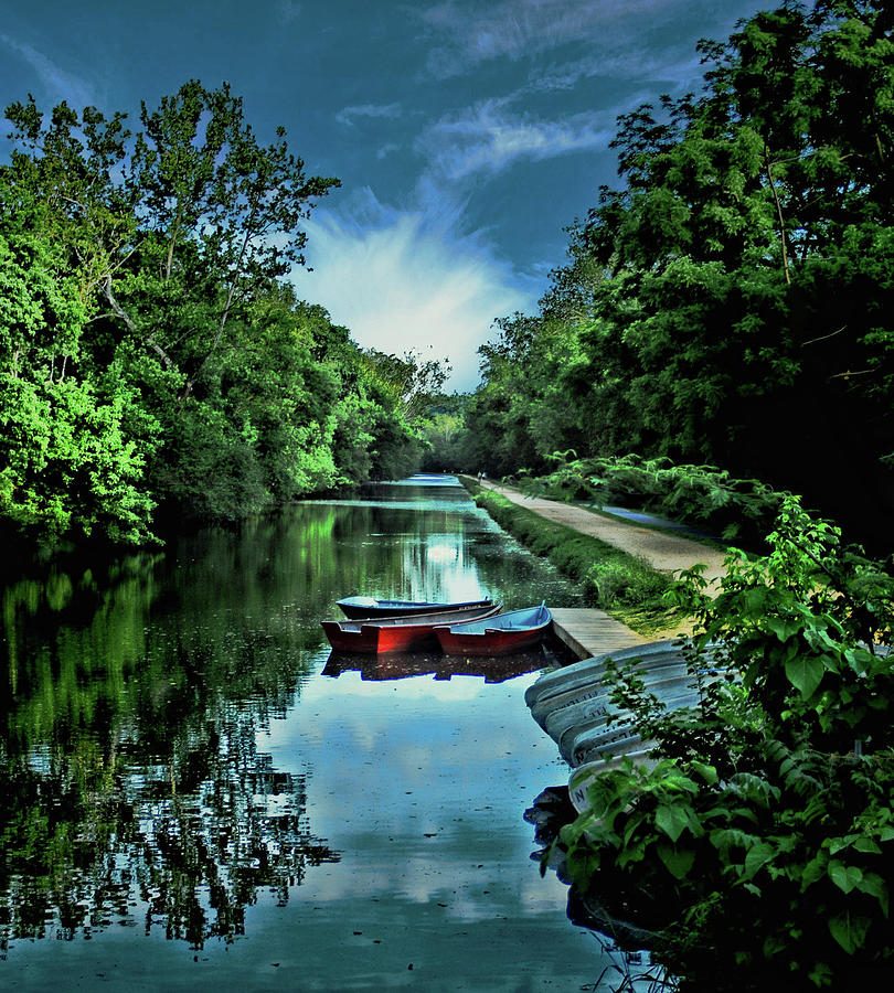 C and O Canal. Near Fletchers Cove. Washington, DC Photograph by Bill Jonscher