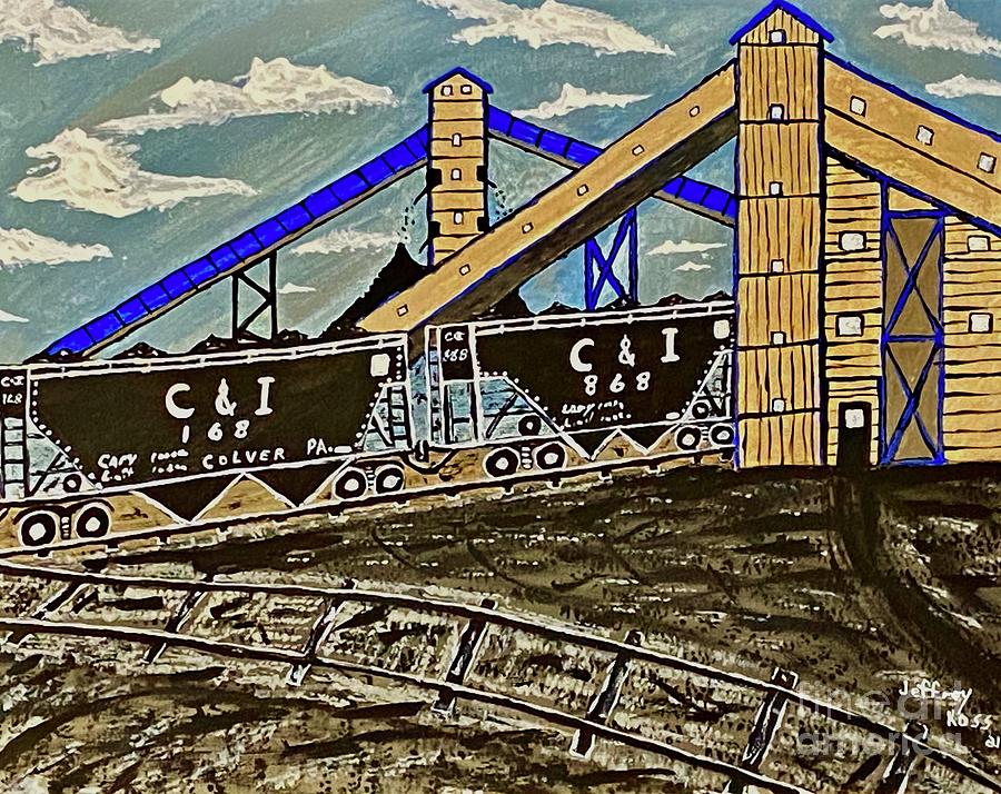C  I Railroad Colver Painting by Jeffrey Koss