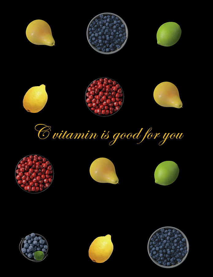 C Vitamin Is Good For You Mixed Media by Johanna Hurmerinta