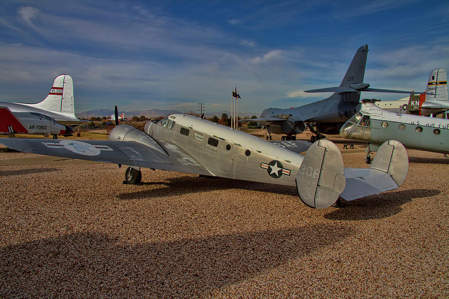 C45 Expeditor USAF Airplane Photograph by Nick Gray - Fine Art America