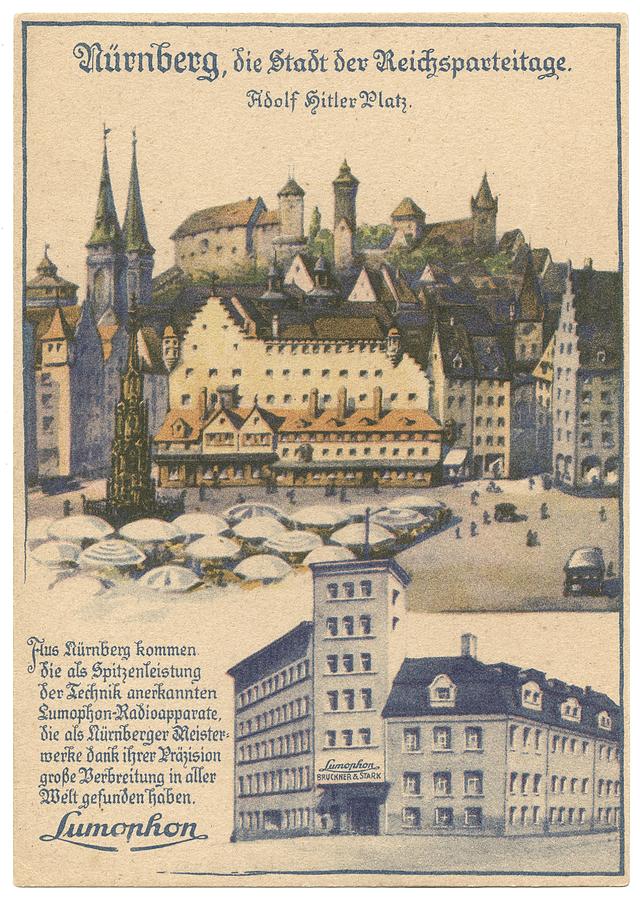 ca. 1935 ca. 1938 Card 229 shows Nurnberg's Adolf Hitler Square before ...